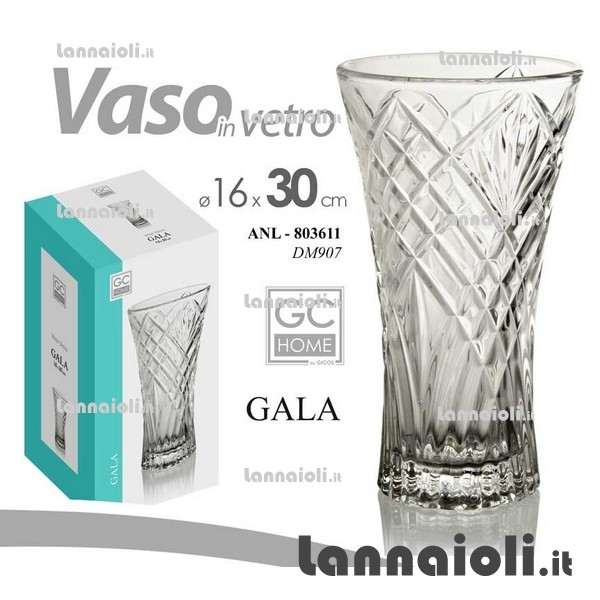 VASO VETRO GALA-IRIS CM.30X16 