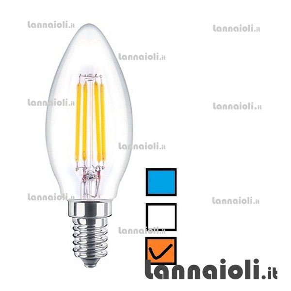 LAMPADINA LED FILAMENTO E14  4W-37W 