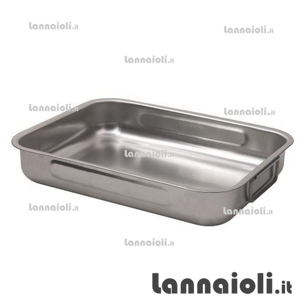 TEGLIA RETT.INOX-ANTIAD.CM.30 steel pan