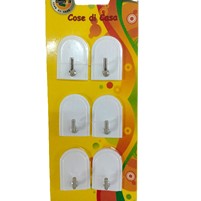 GANCI ADESIV.PZ.6 ASSORT. 