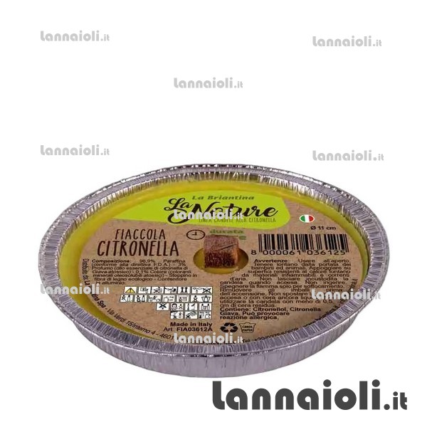 CITRONELLA IN ALLUMINIO CM.11 