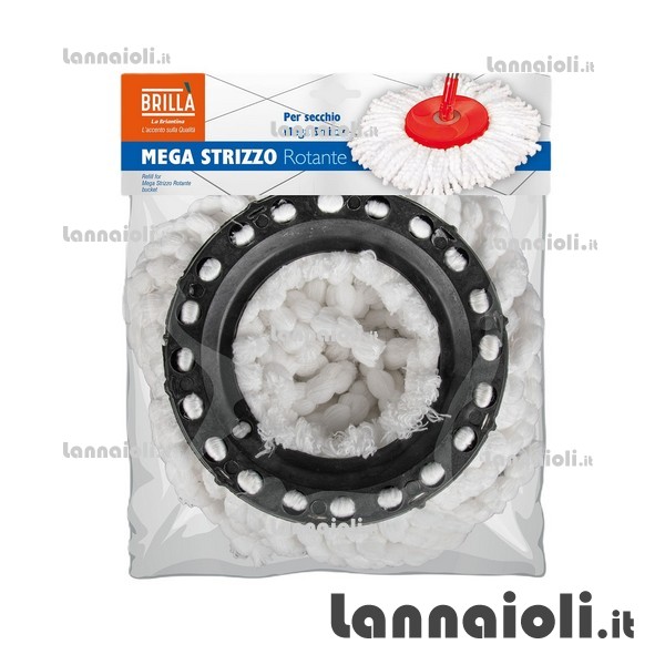MOP MICROFIBRA X SECCHIO ROTANTE 