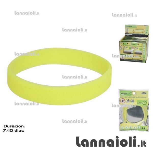 BRACCIALE ANTIZANZARE 6,5CM 10GG BRACCIALE ANTIZANZARE 6,5CM 10GG
