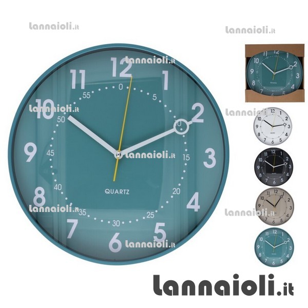 OROLOGIO DA PARETE CM.31 4 COLORI OROLOGIO DA PARETE CM.31 4 COLORI