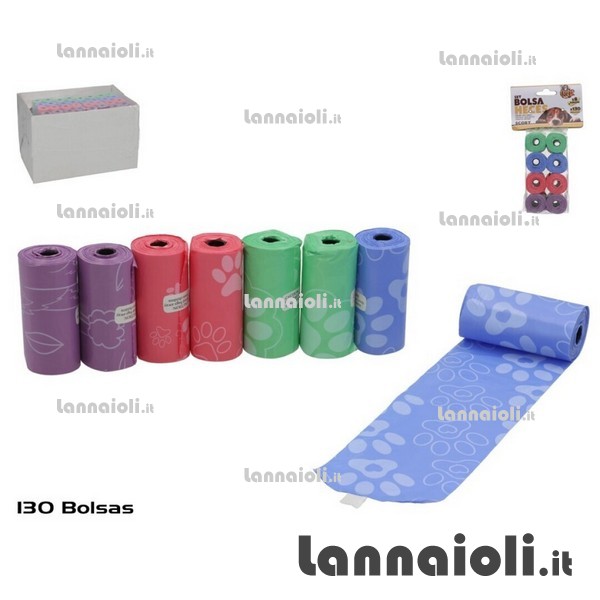 SACCHETTI PER ANIMALI PZ.130 CM.23X19 SACCHETTI PER ANIMALI PZ.130 CM.23X19