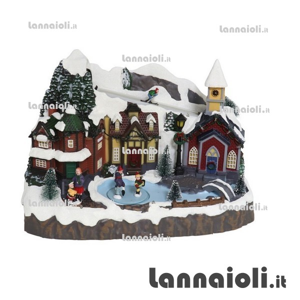 PAESAGGIO NATALIZIO LED + MUSICA PAESAGGIO NATALIZIO LED + MUSICA