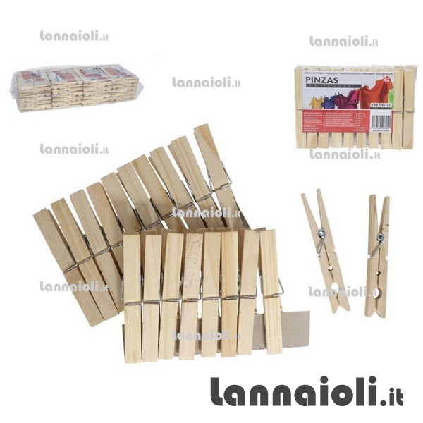 PINZE X PANNI LEGNO PZ.20 