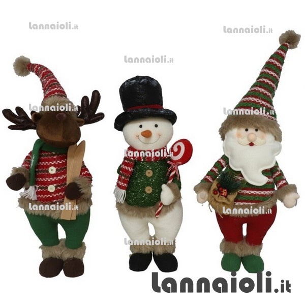 PUPAZZO NATALE 3 SOGGETTI CM.55 